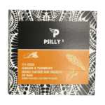 Psilly - Dark Chocolate Bar - Ginger & Turmeric | Shroom Shop Canada