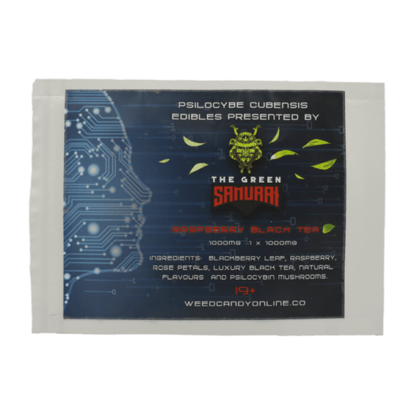 The Green Samurai - Raspberry Black Tea - 1000mg | Shroom Shop Canada