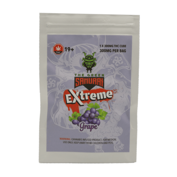 Green Samurai Extreme - Grape Gummy 300mg THC | Shroom Shop Canada