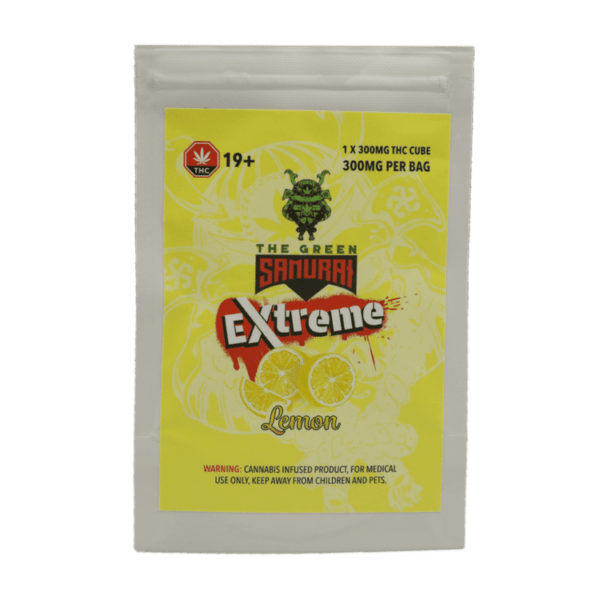Green Samurai Extreme - Lemon Gummy 300mg THC | Shroom Shop Canada