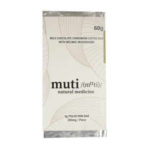 Muti - Milk Chocolate Cardamom Coffee bar – 3000mg | Shroom Shop Canada