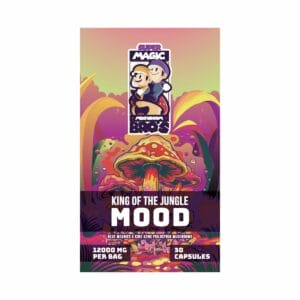Super Magic Mushroom Bro’s - King of the Jungle MOOD - 400MG Capsules | Shroom Shop Canada